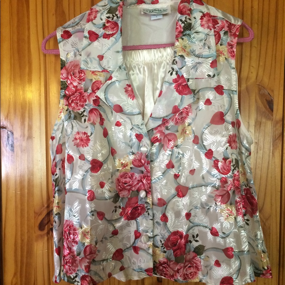 Vintage La Tienda Lingerie PJ Short Set